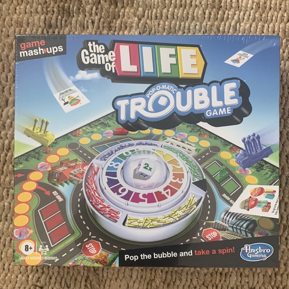 *NEW* Hasbro Gaming Game Mashups Life and Trouble - Picture 2 of 6